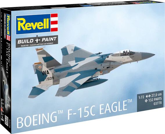 Revel 03778 - Boeing F-15C Eagle - 1 72 - Build Paint - Level 4