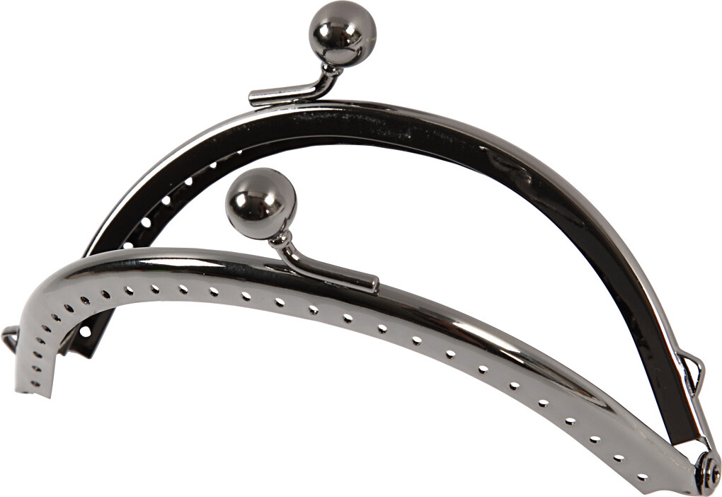 Bøjle Til Pung - Str 10 Cm - Antik Sølv - 1 Stk