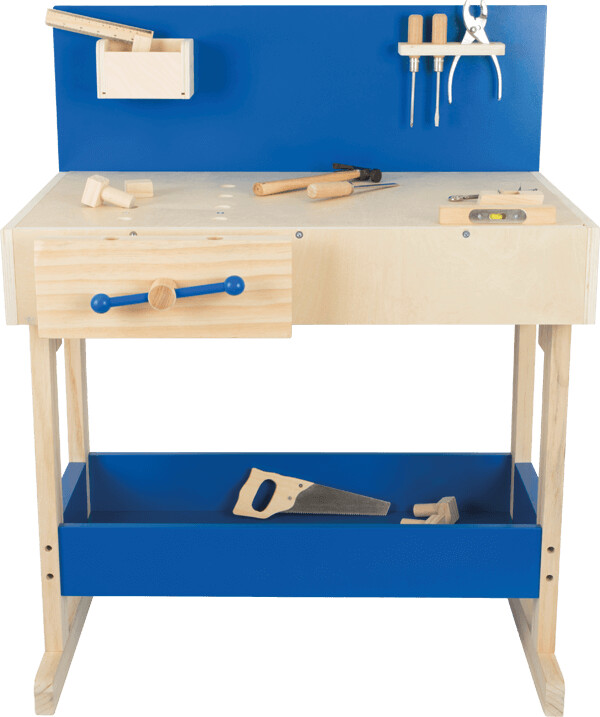 Værktøjsbænk Legetøj - Træ - Inkl Værktøj Til Børn - Small Foot