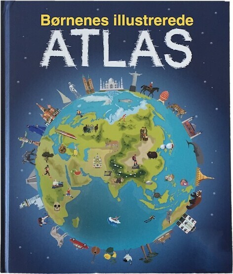 Børnenes Illustrerede Atlas - Revideret Udgave - Bog Gucca.dk