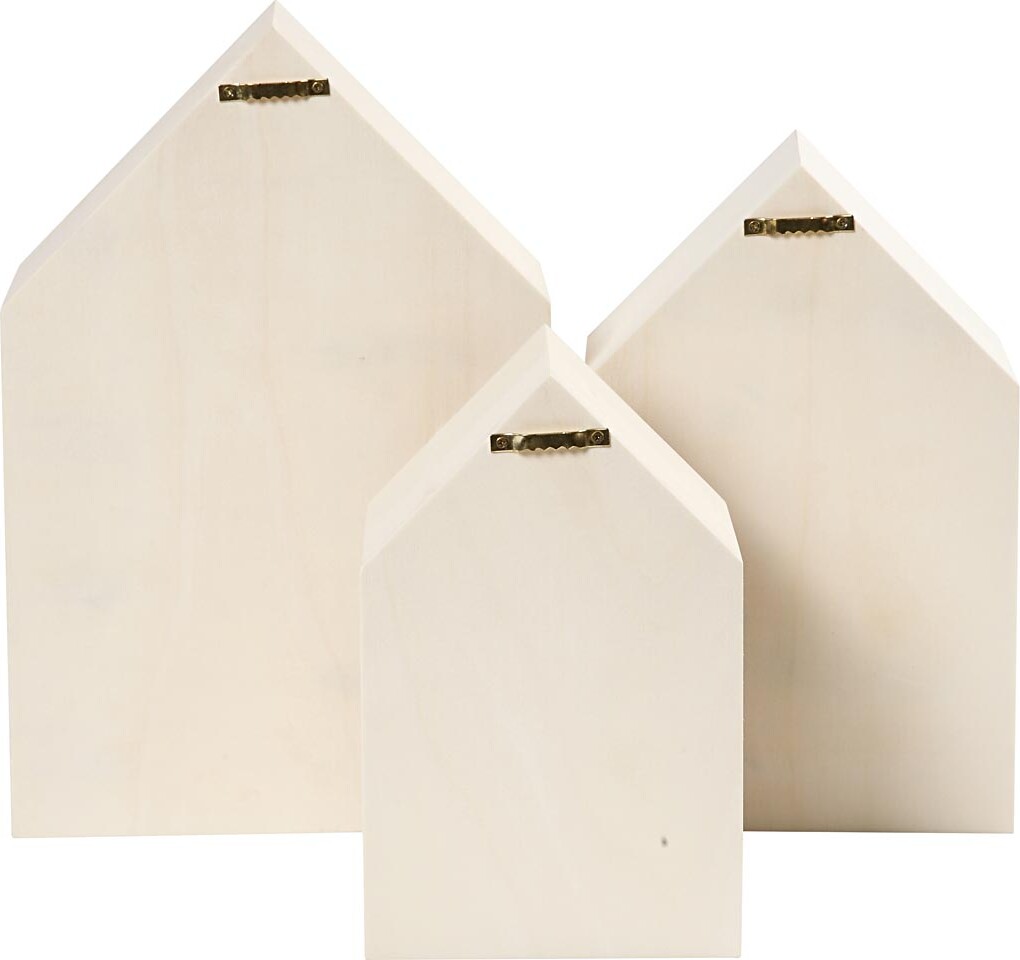 Bogkasser - Huse - H 20 3 25 3 31 Cm - D 10 Cm - B 13 16 2 20 Cm - 3 Stk