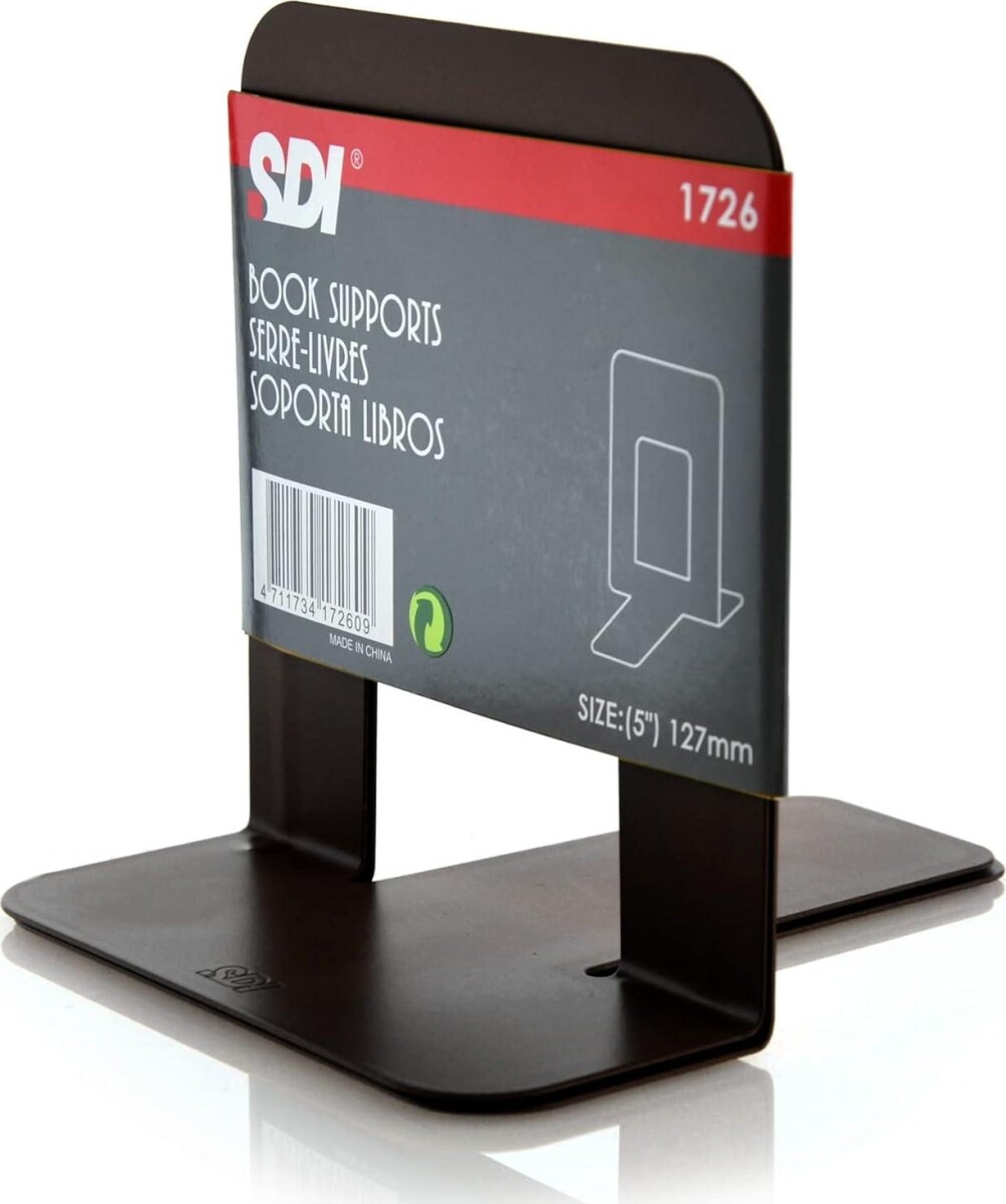 Bogstøtte 127 Mm - 2 Stk - Sort