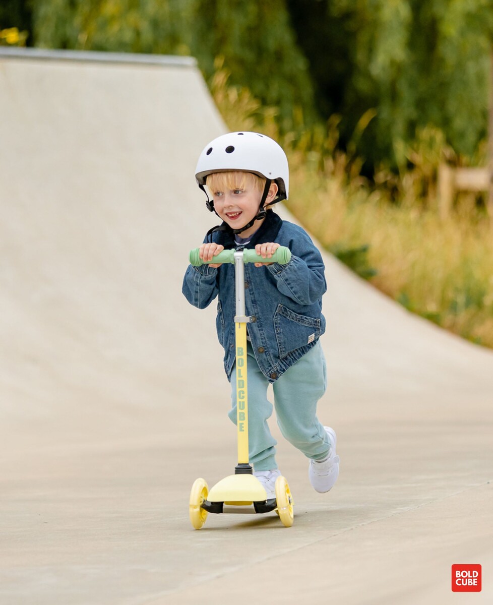 Bold Cube Sky005 - Tenny 3 Lemon - Trehjulet Løbehjul - Børn