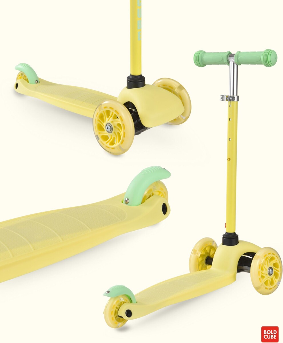 Bold Cube Sky005 - Tenny 3 Lemon - Trehjulet Løbehjul - Børn
