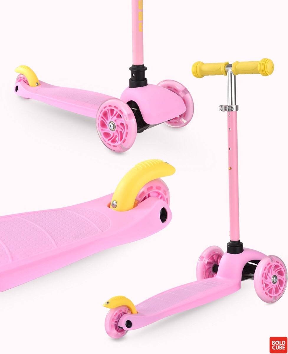 Bold Cube Sky008 - Tenny 3 Pink - Trehjulet Løbehjul - Børn