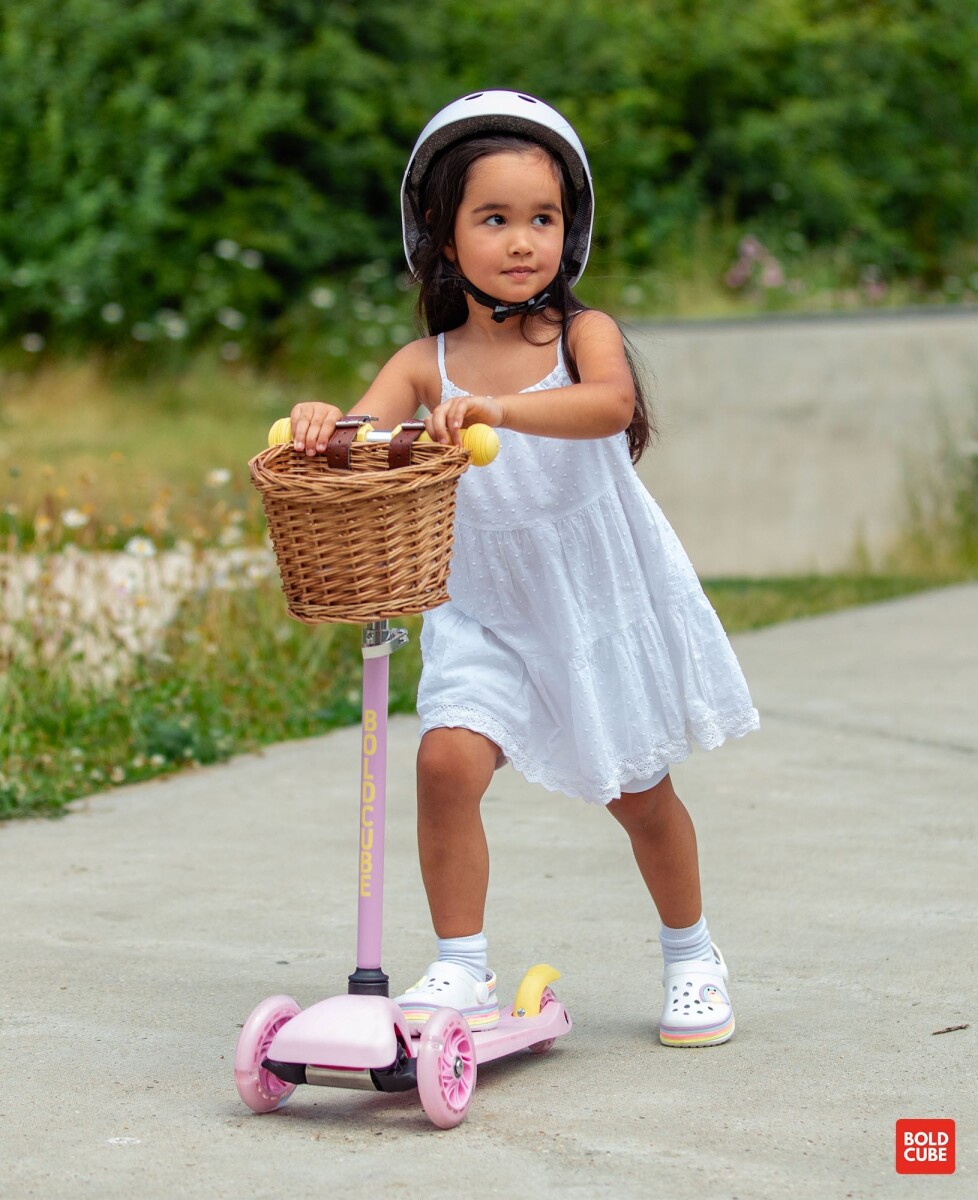 Bold Cube Sky008 - Tenny 3 Pink - Trehjulet Løbehjul - Børn