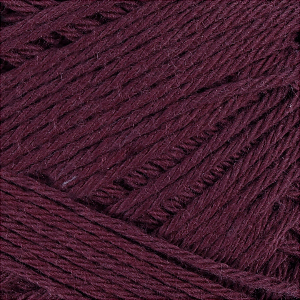 Bomuldsgarn - Nr 84 - Blomme - L 170 M - 50 G