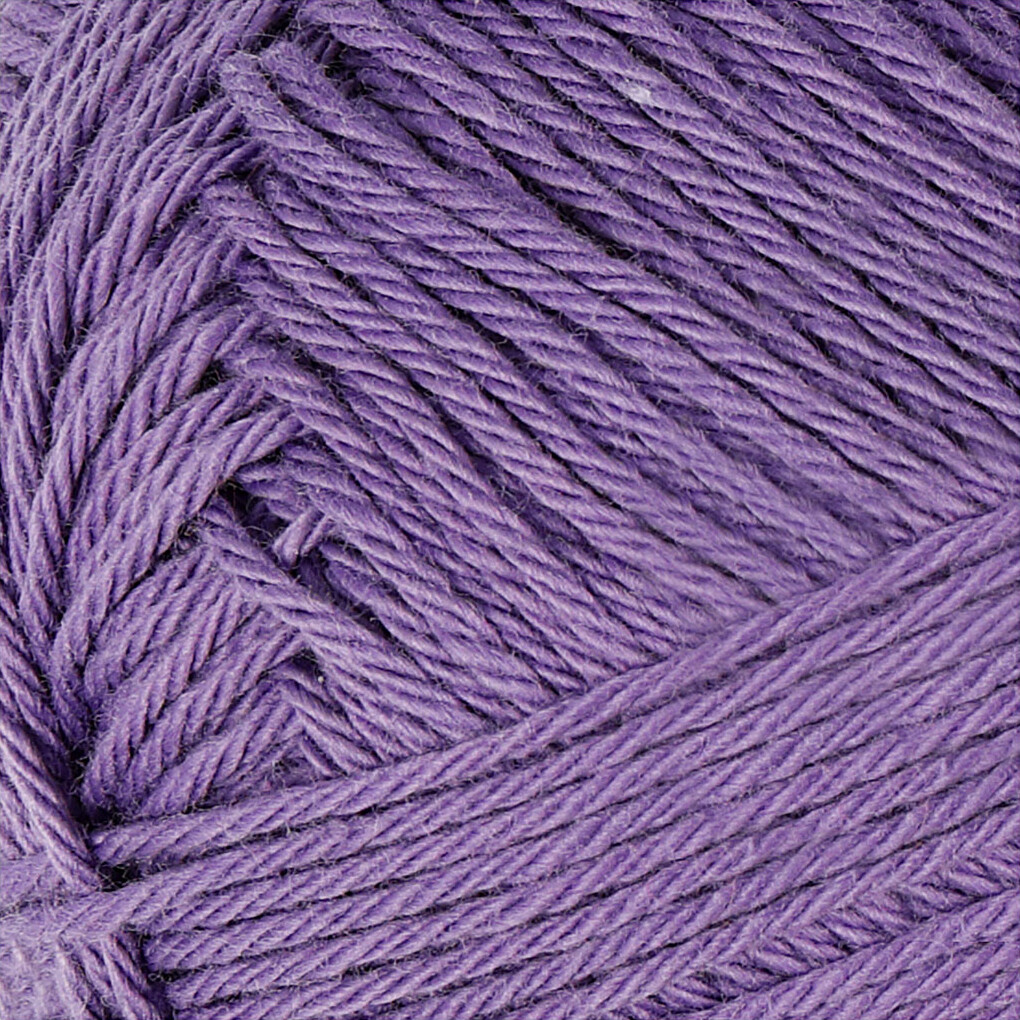 Bomuldsgarn - Nr 84 - Lilla - L 170 M - 50 G