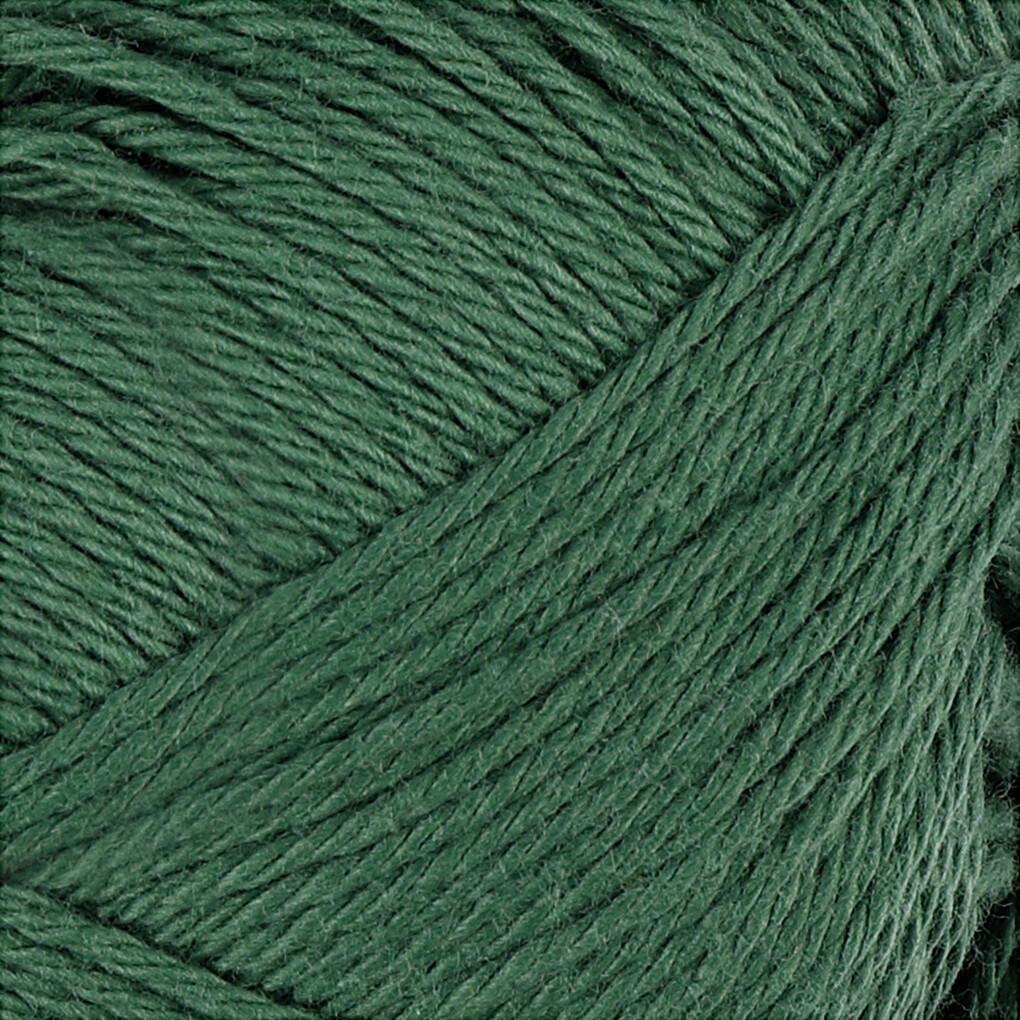 Bomuldsgarn - Nr 84 - Mørk Grøn - L 170 M - 50 G