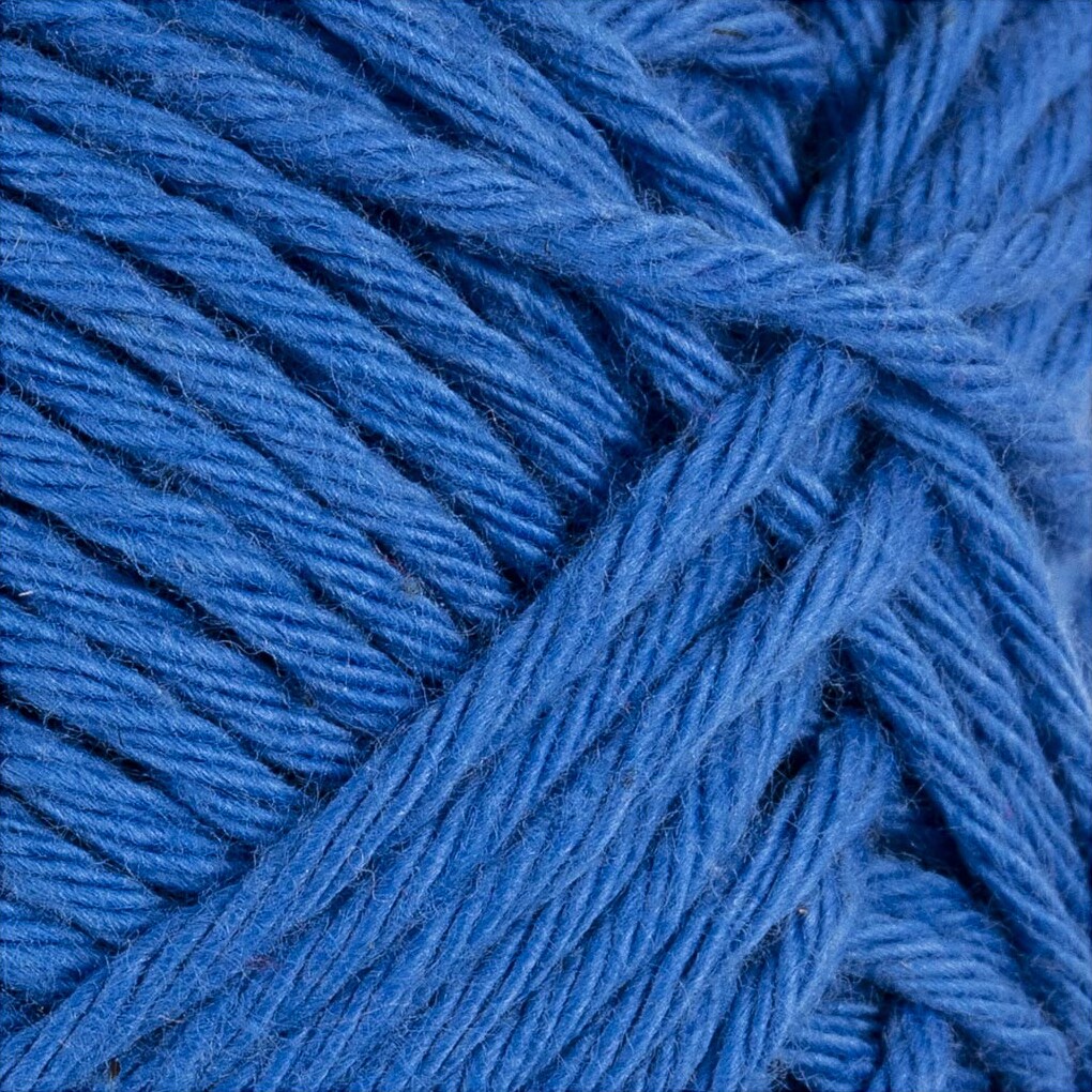 Bomuldsgarn - Nr 88 - Kobolt Blå - L 80-85 M - 50 G
