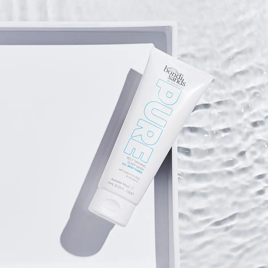 Bondi Sands - Pure Selvbruner Sleep Maske Dark 75 Ml