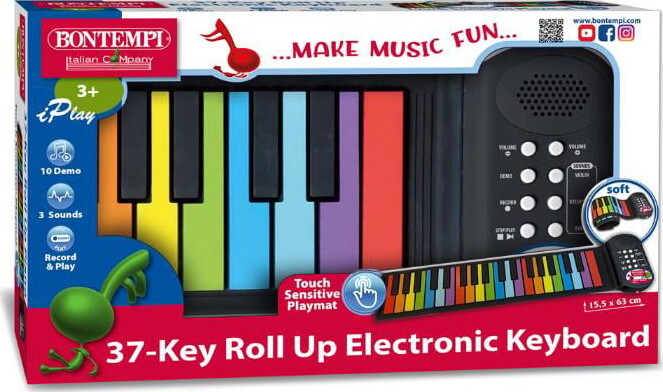 Bontempi - Keyboard Til Børn - Fleksibelt - 37 Tangenter