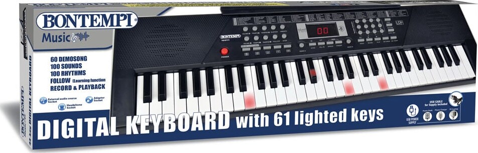 Bontempi - Digital Keyboard - 84X25X10 Cm