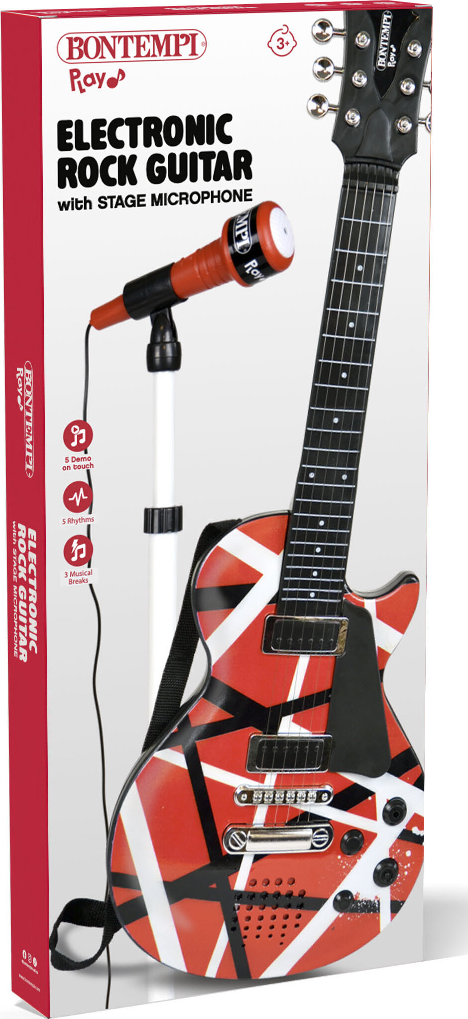 Bontempi - Rock Guitar With Stage Microphone