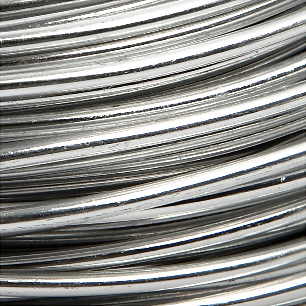 Bonzaitråd - Rund - Tykkelse 3 Mm - Sølv - 29 M