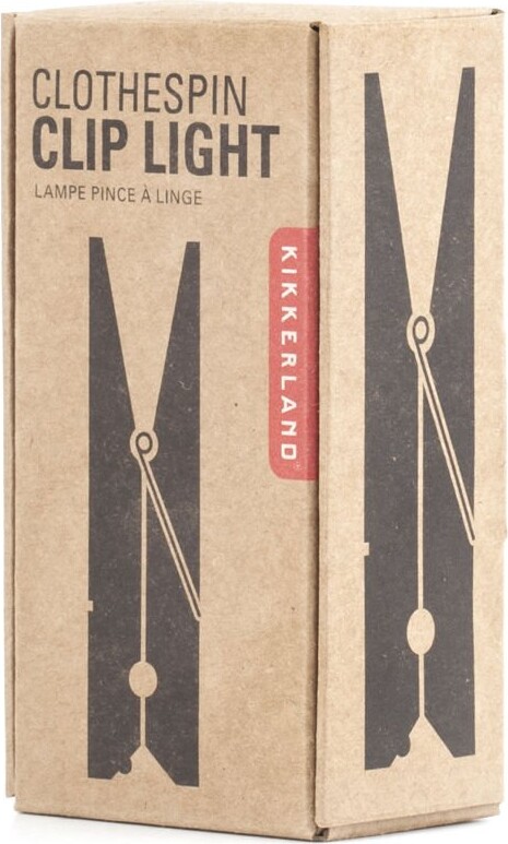 Kikkerland - Lys Til Bog - Tøjklemme
