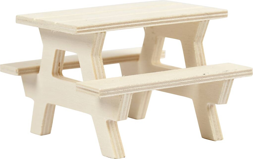 Bordbænkesæt - H 5 5 Cm - L 8 Cm - 1 Stk