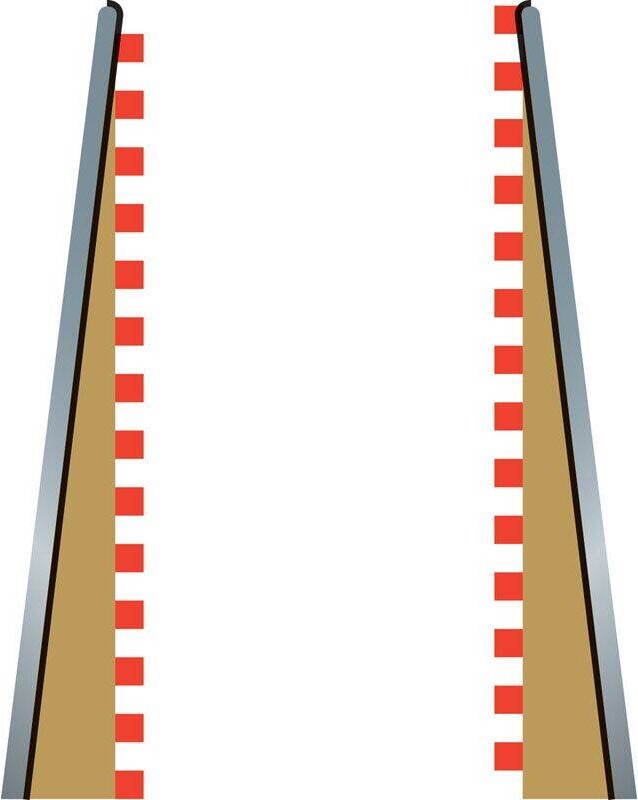 Scalextric - Borders And Barriers Sæt Til C8205 - Lead In Out - 2 Dele -