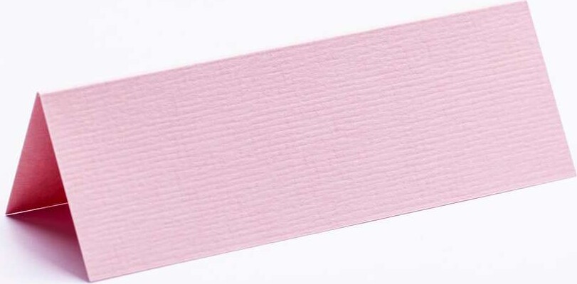 Bordkort - Blanke - Blossom Tekstureret - 10X7 Cm - 10 Stk