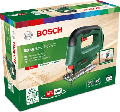 Bosch - Batteridrevet Stiksav - Easy Saw 18V-70 Intet Batteri
