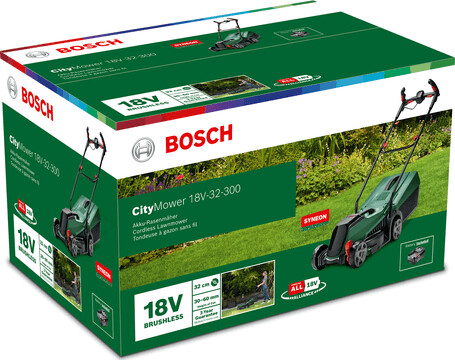 Bosch - Citymower 18V-32-300 Med Batteri Og Oplader