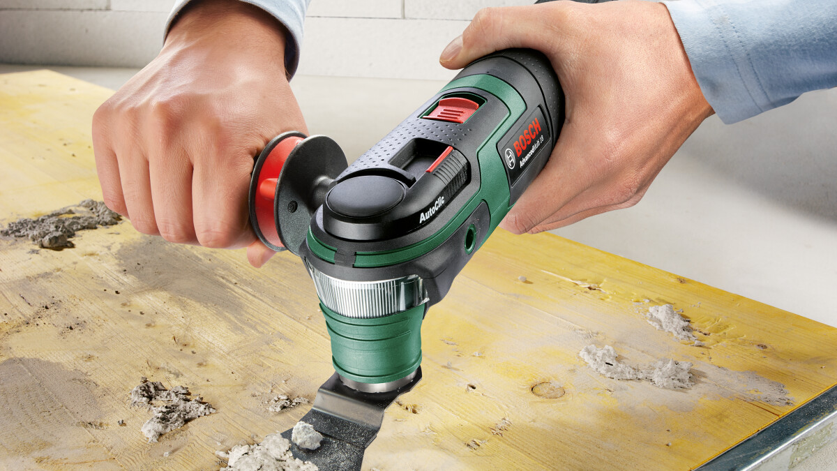 Bosch Diy - Batteridrevet Multifunktionsværktøj 18V Med Autoclic-System