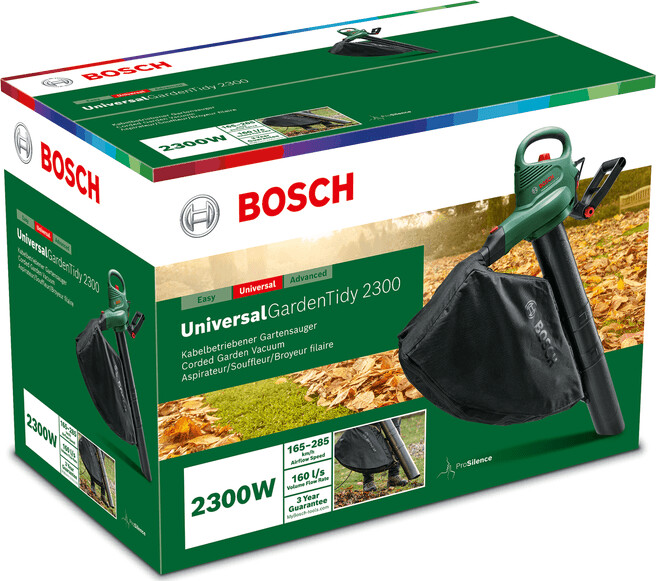 Bosch - Løv Blæsersuger Med Ledning - Universal Gardentidy 2300