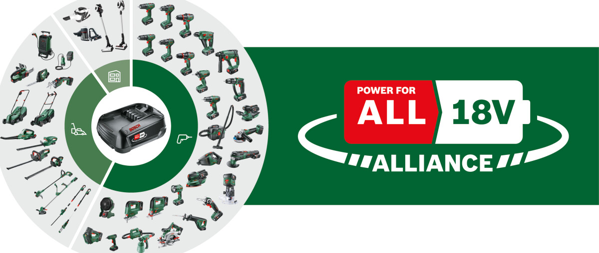 Bosch - Universalhedgecut 18V-55 - Batteri Og Oplader Inkluderet