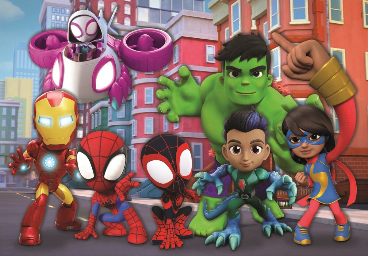 Marvel Puslespil - Spidey - Maxi Color - Clementoni - 24 Brikker