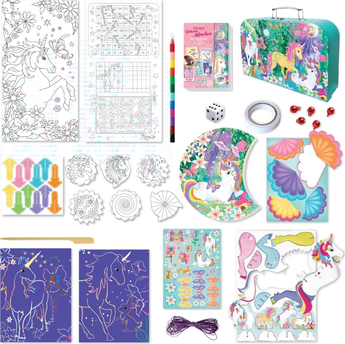 Box Candiy - Multi Craft Activity Set - Totally Unicorn Adventure