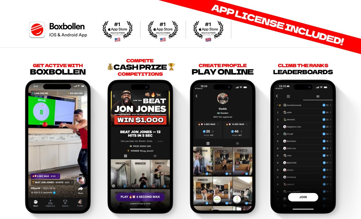 Boxbollen - Complete Set With App License - Red