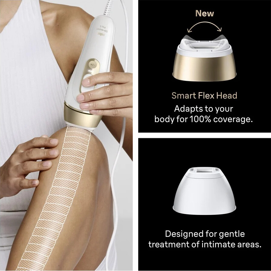 Braun - Ipl Silk Expert Pro 5 Hårfjerning Hjemme - 2 Hoveder - Pl5221 -