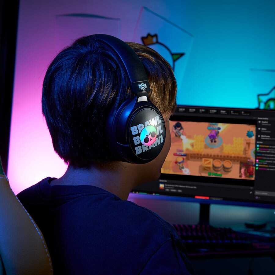Brawl Stars - Wireless Gaming Headset - Black Multiplatform