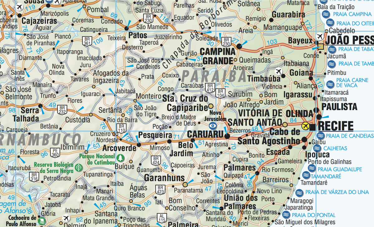 Brazil - Borch Maps