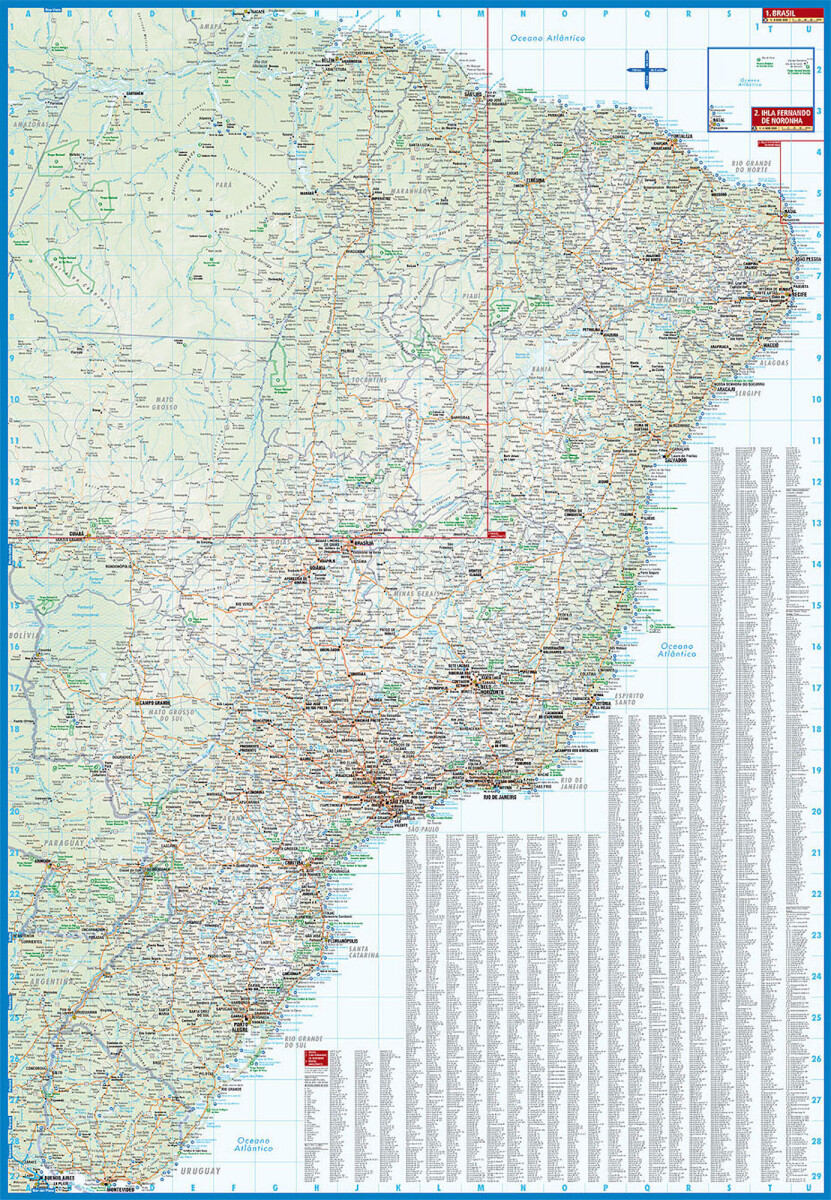 Brazil - Borch Maps