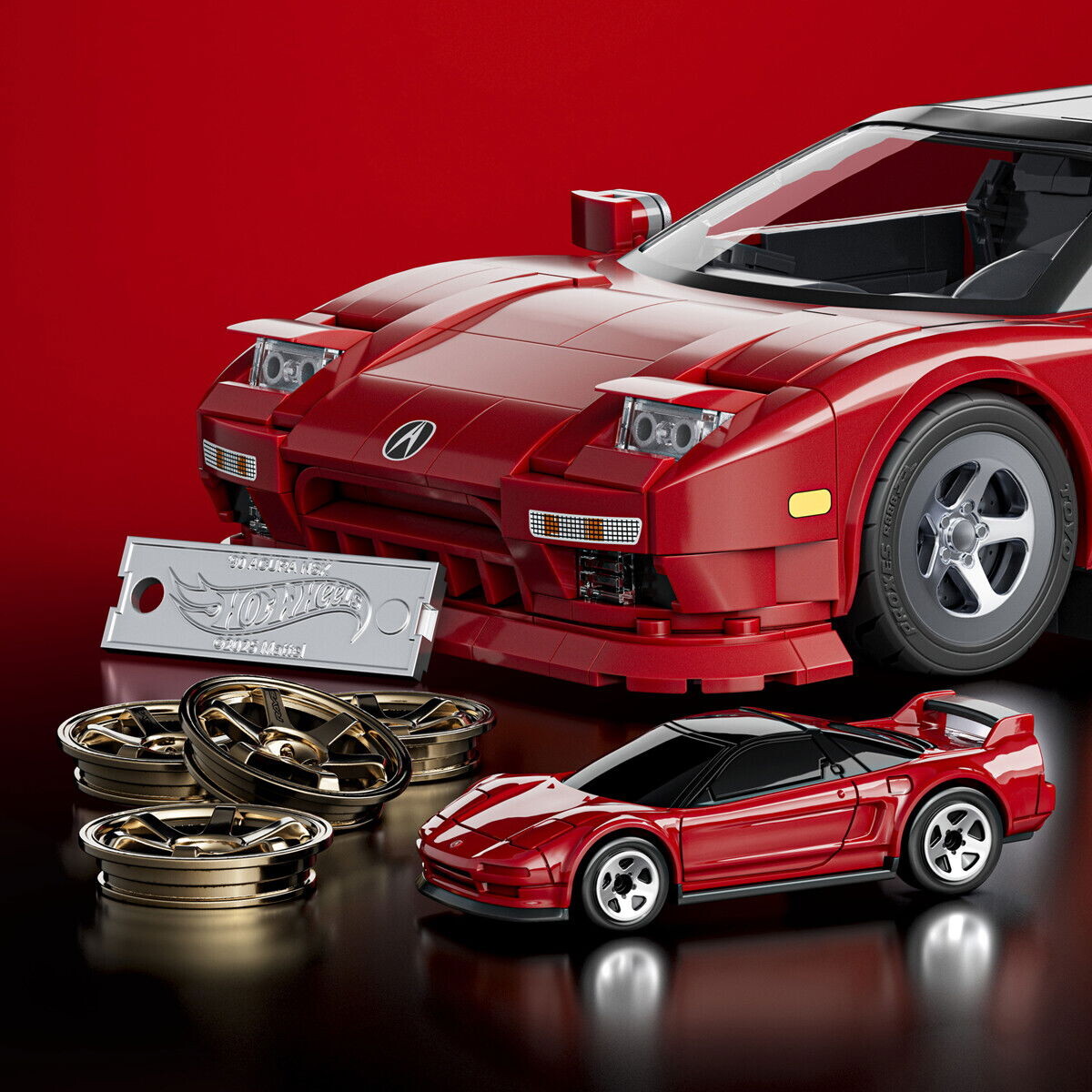 Mattel Brick Shop Jft17 - 90 Acura Nsx - Hot Wheels Elite