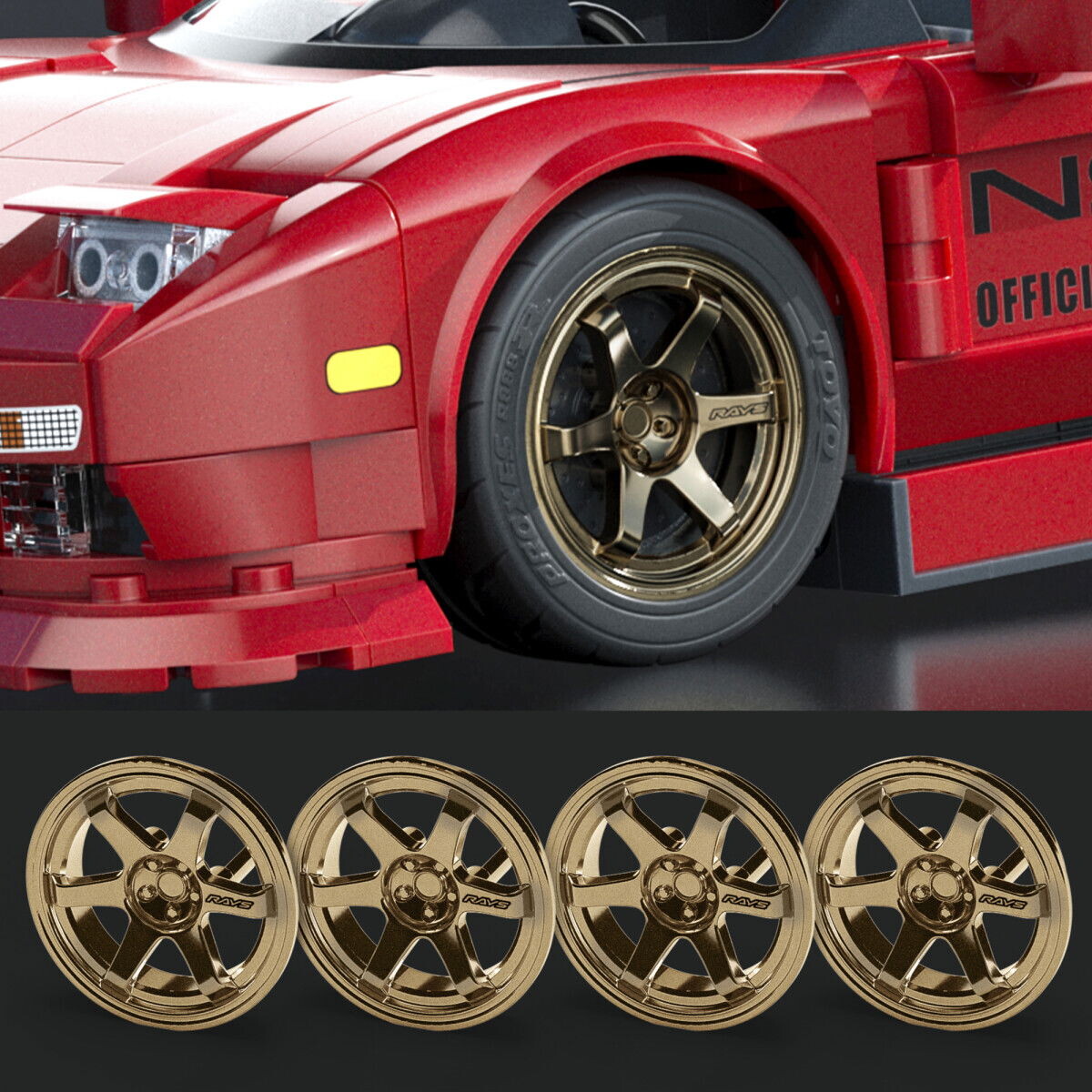 Mattel Brick Shop Jft17 - 90 Acura Nsx - Hot Wheels Elite