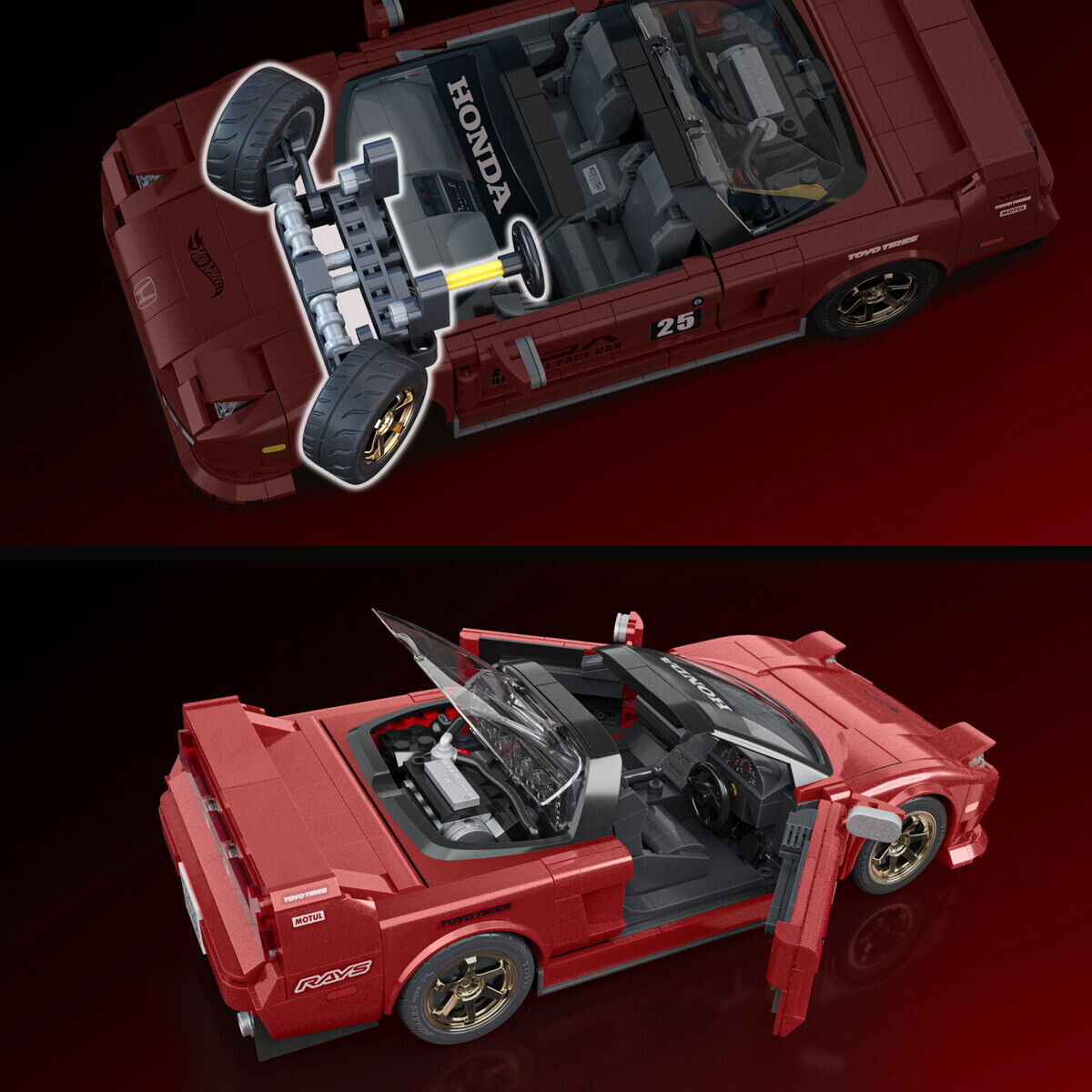 Mattel Brick Shop Jft17 - 90 Acura Nsx - Hot Wheels Elite