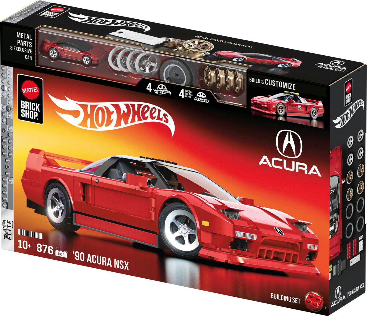 Mattel Brick Shop Jft17 - 90 Acura Nsx - Hot Wheels Elite