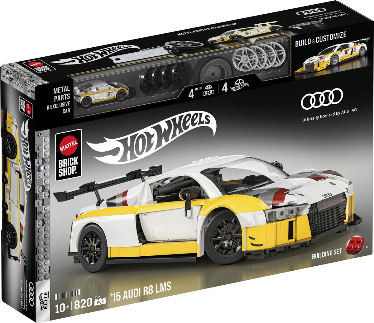 Mattel Brick Shop Jft18 - 15 Audi R8 Lms - Hot Wheels Elite