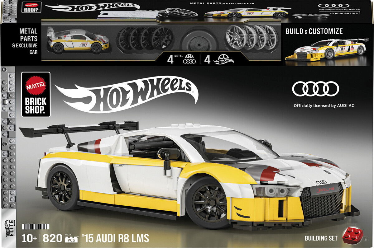 Mattel Brick Shop Jft18 - 15 Audi R8 Lms - Hot Wheels Elite