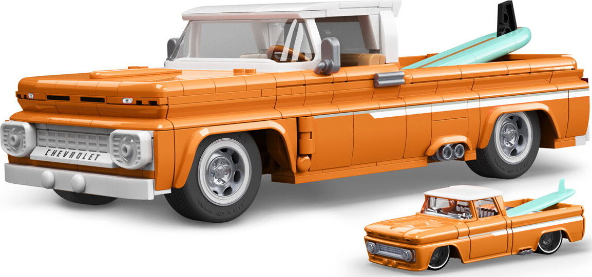 Mattel Brick Shop Jft20 - Custom 62 Chevy Pickup - Hot Wheels Elite