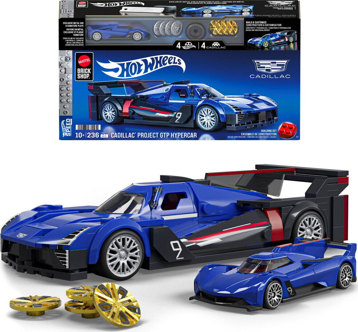 Mattel Brick Shop Jfr89 - Cadillac Project Gtp Hypercar - Hot Wheels Speed