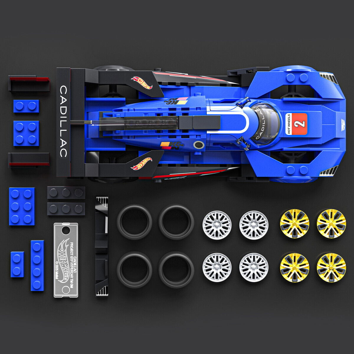 Mattel Brick Shop Jfr89 - Cadillac Project Gtp Hypercar - Hot Wheels Speed