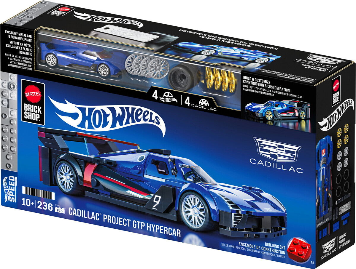 Mattel Brick Shop Jfr89 - Cadillac Project Gtp Hypercar - Hot Wheels Speed
