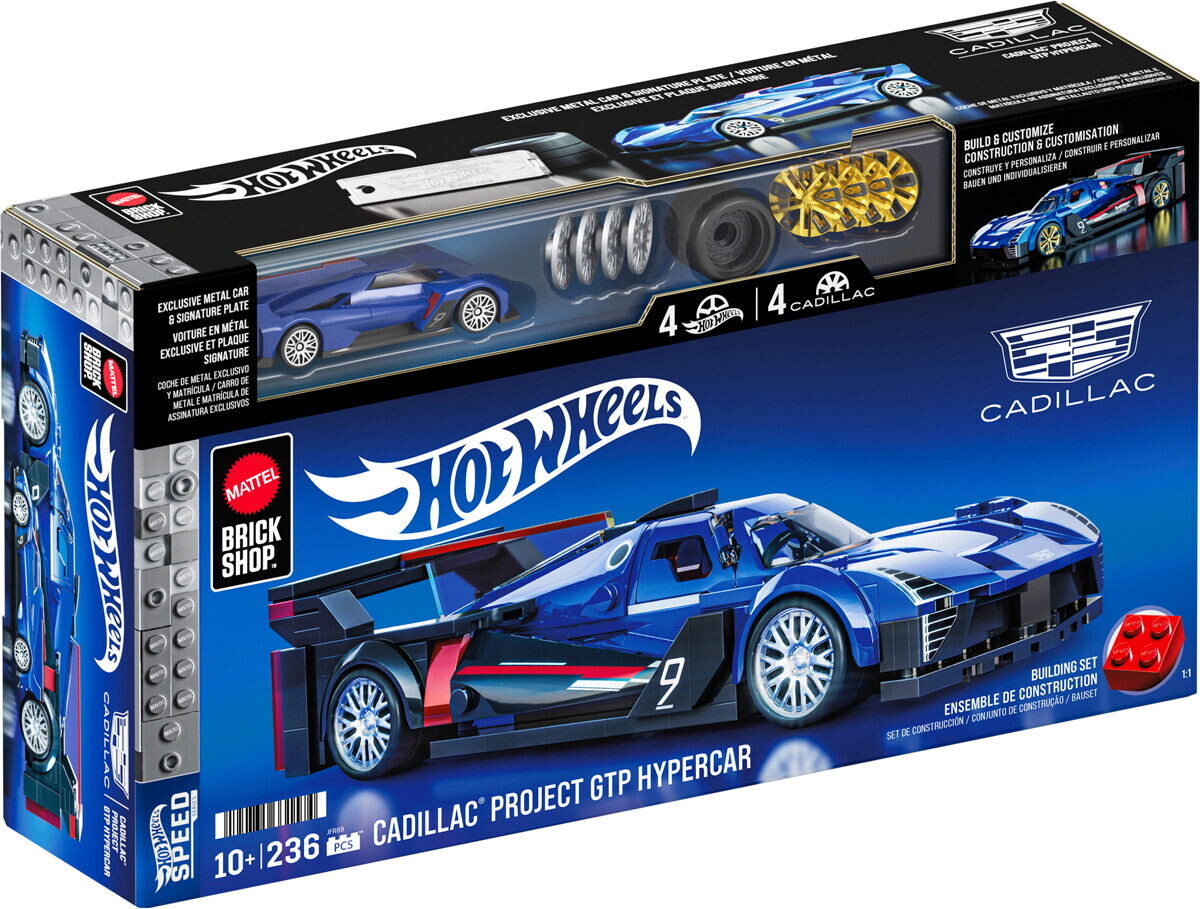 Mattel Brick Shop Jfr89 - Cadillac Project Gtp Hypercar - Hot Wheels Speed