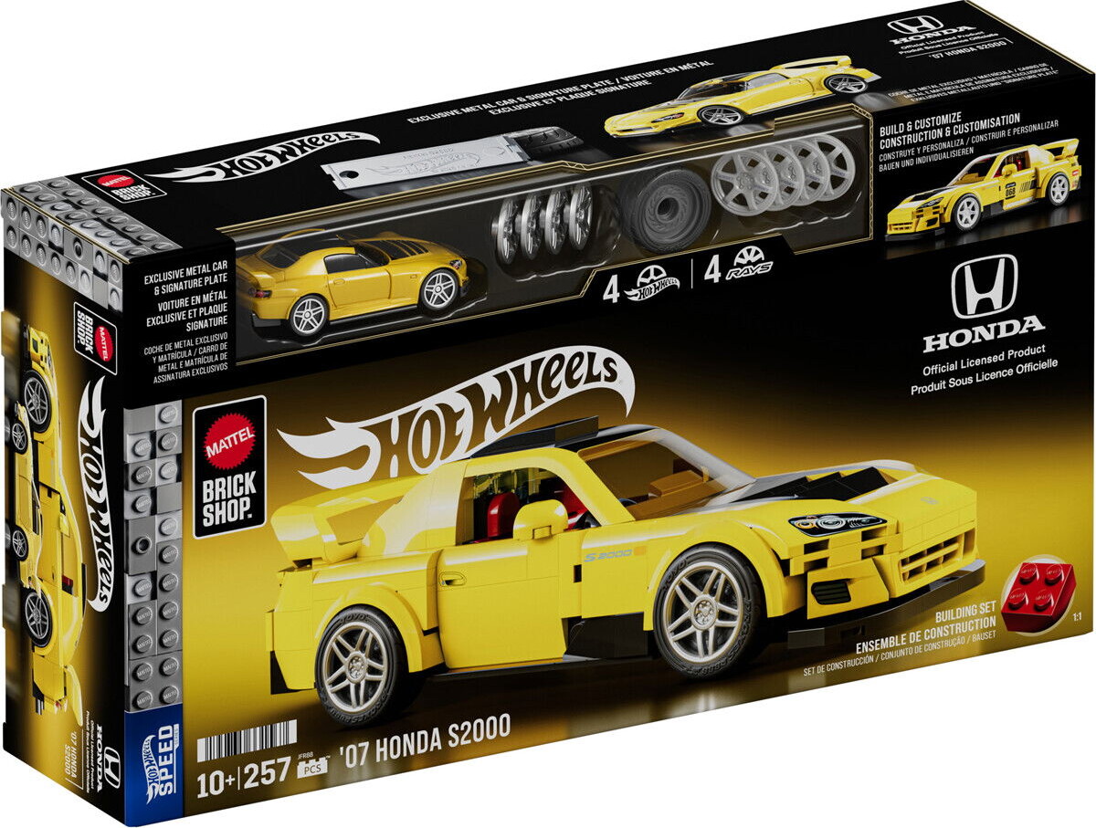 Mattel Brick Shop Jfr88 - 07 Honda S2000 - Hot Wheels Speed