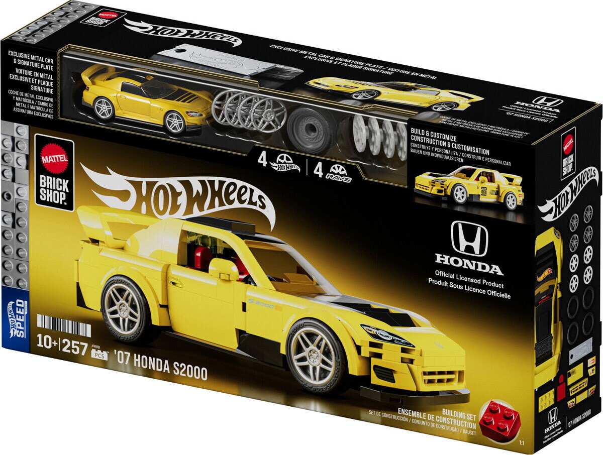 Mattel Brick Shop Jfr88 - 07 Honda S2000 - Hot Wheels Speed