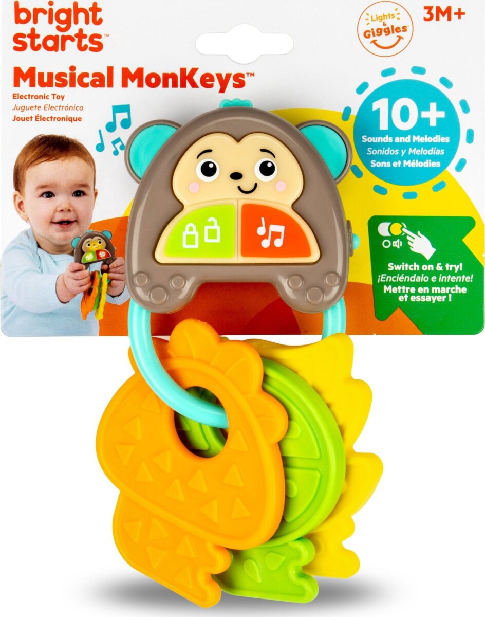 Bright Starts - Musical Monkeys Aktivitetslegetøj