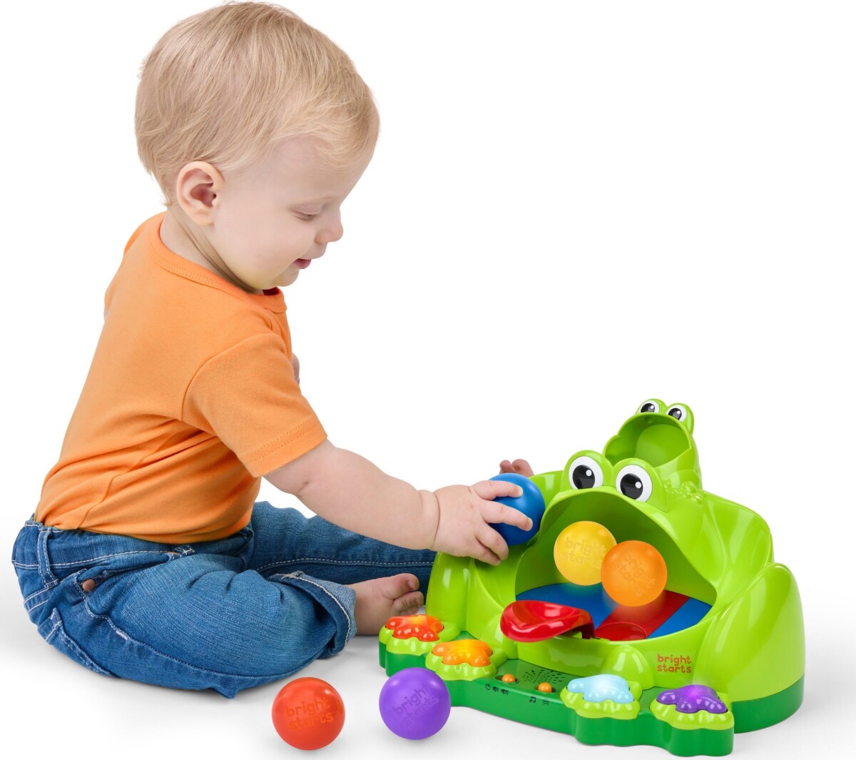 Bright Starts - Poppin Ball Frog Boldspil - Bs-17159